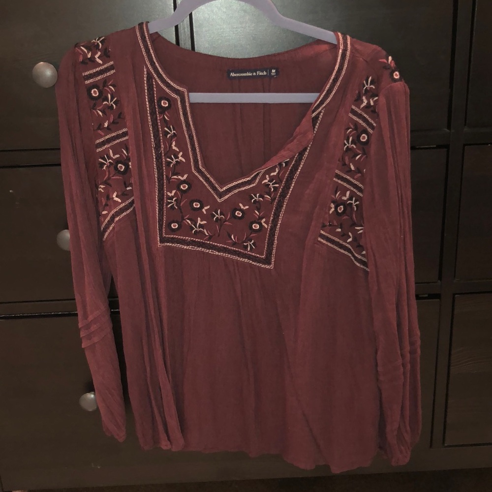 Maroon Top